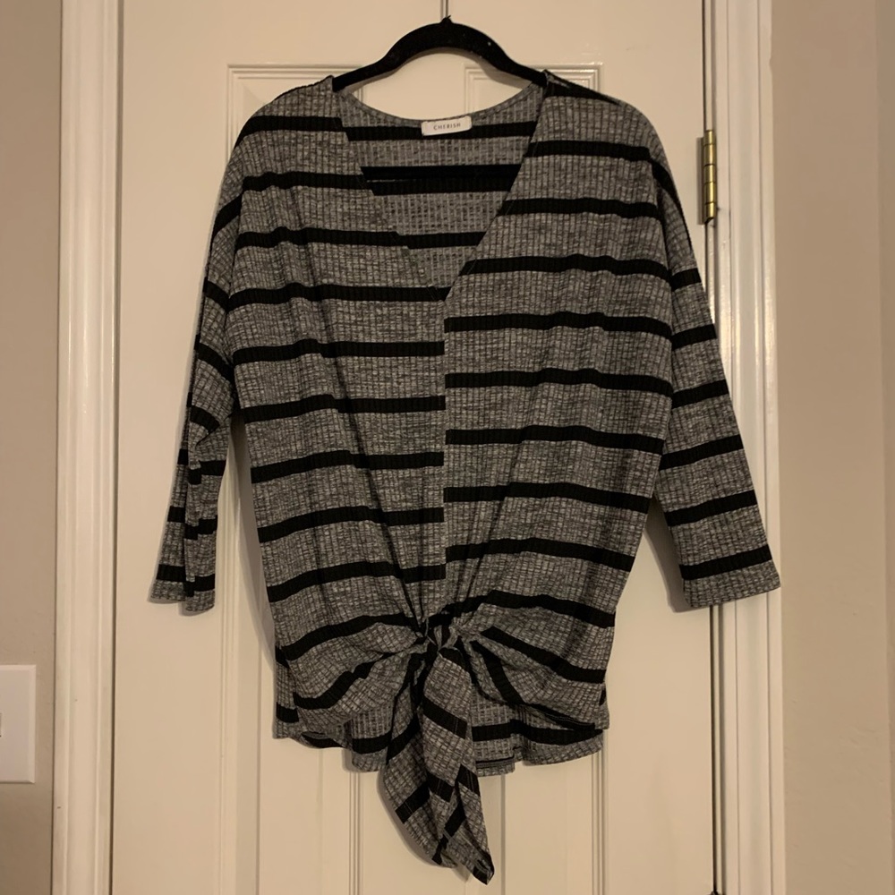 Knot Tie Blouse